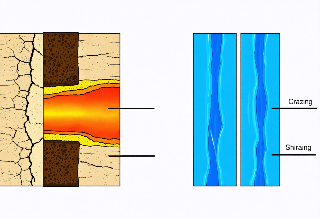 유약과 소지의 호환성 다이어그램