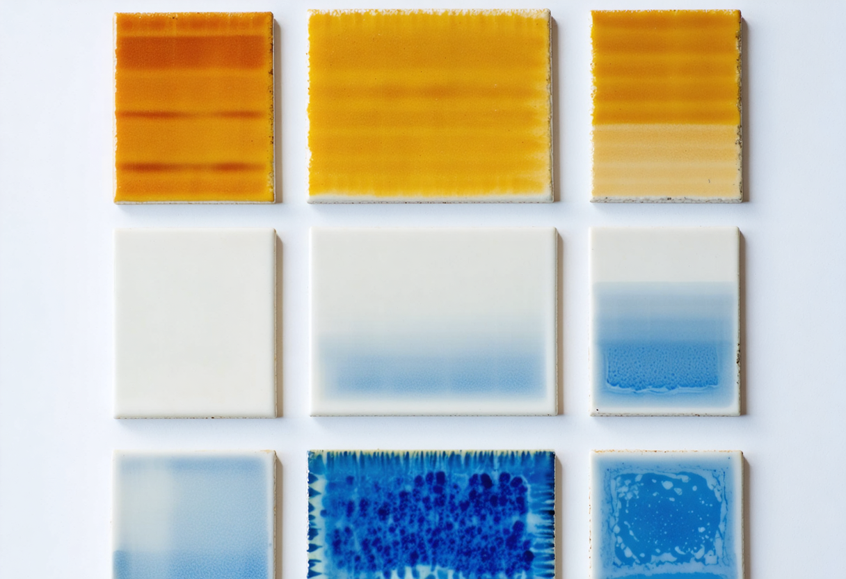 온도별 유약 분류