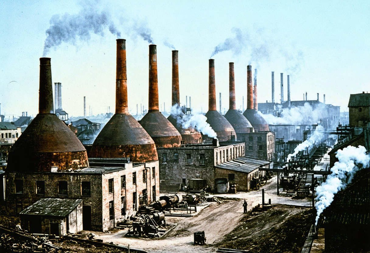 산업 혁명 시대의 가마