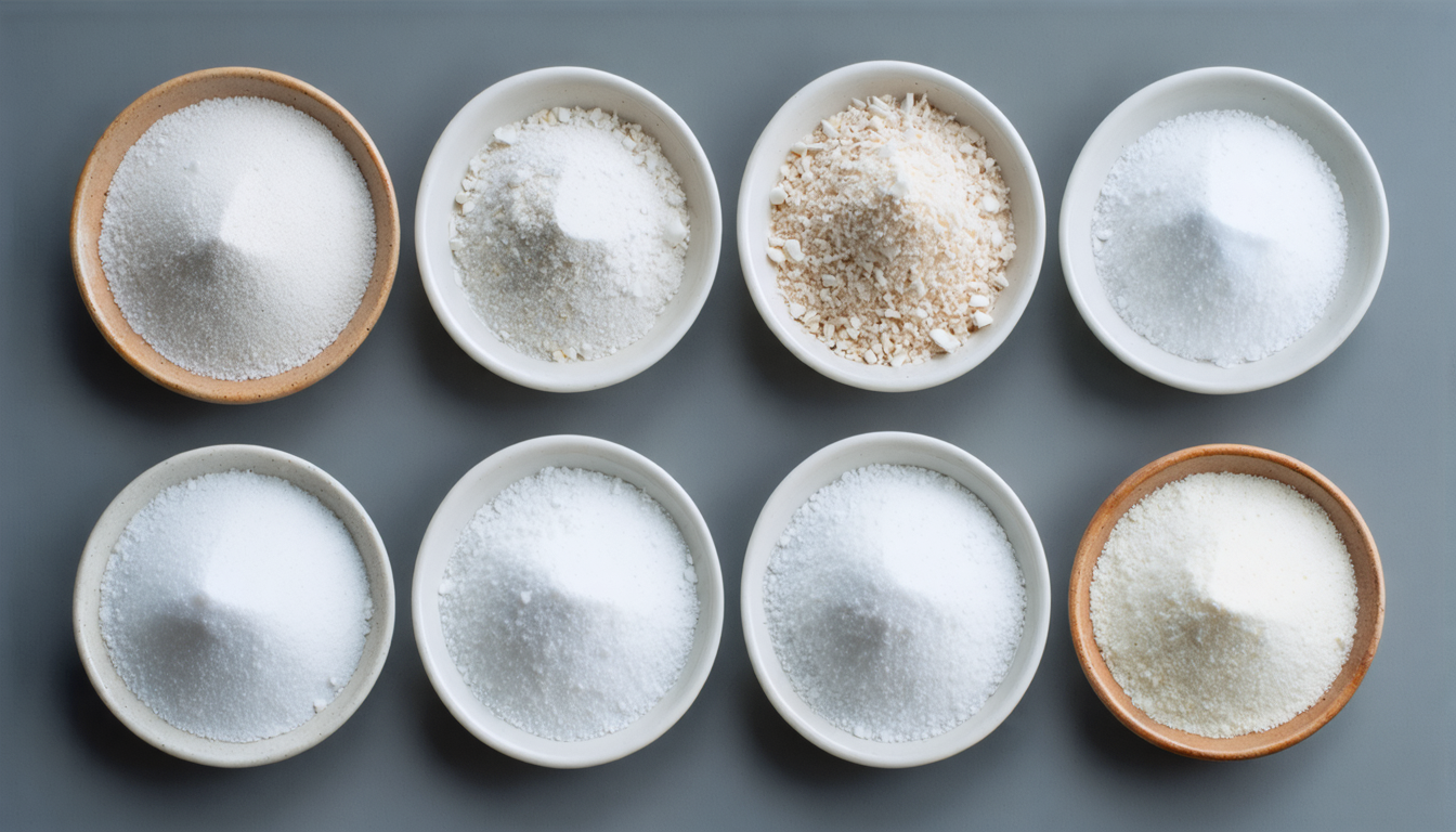 다양한 융제 재료