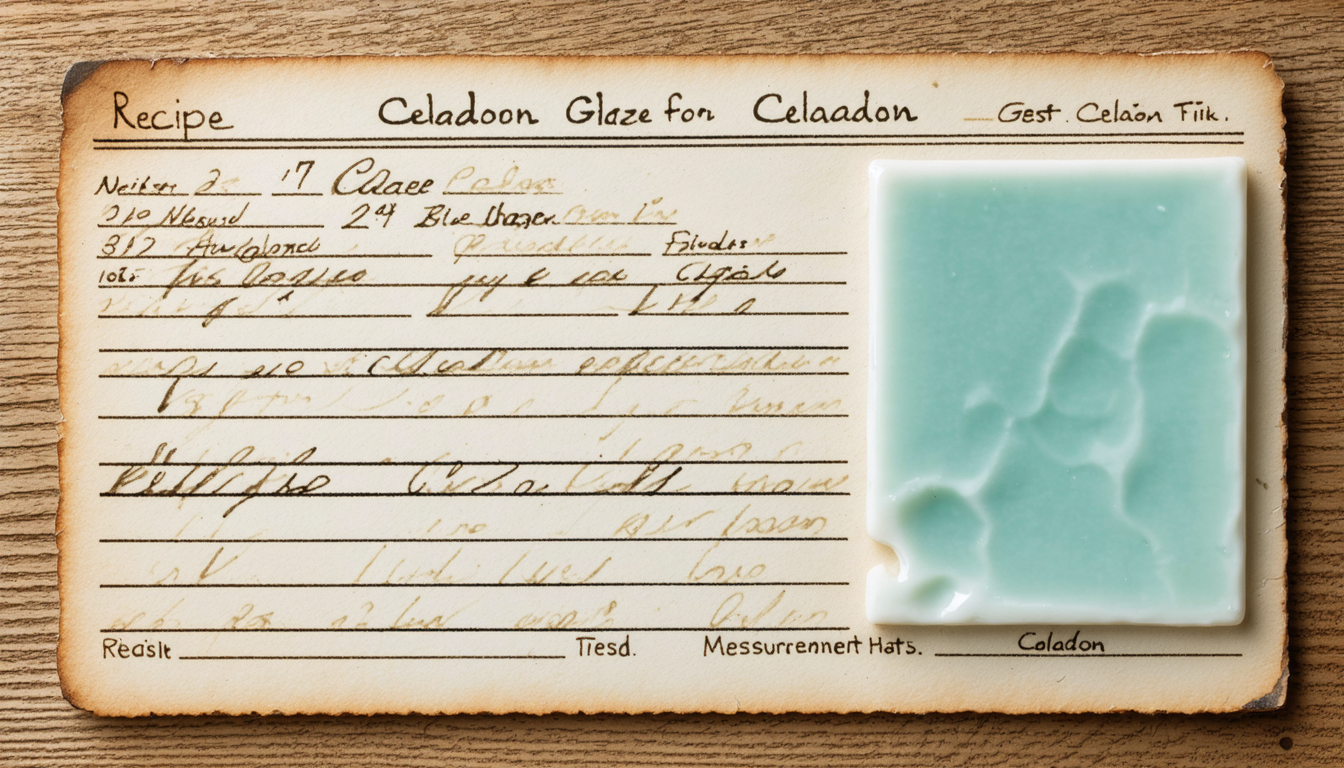 유약 레시피 카드